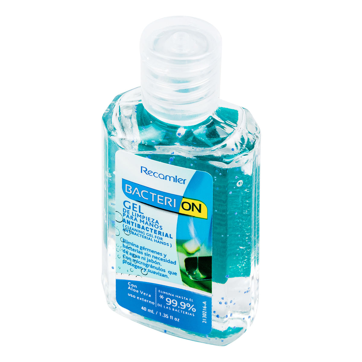 Gel Antibacterial Bacterion Áloe Vera Frasco x 40 mL