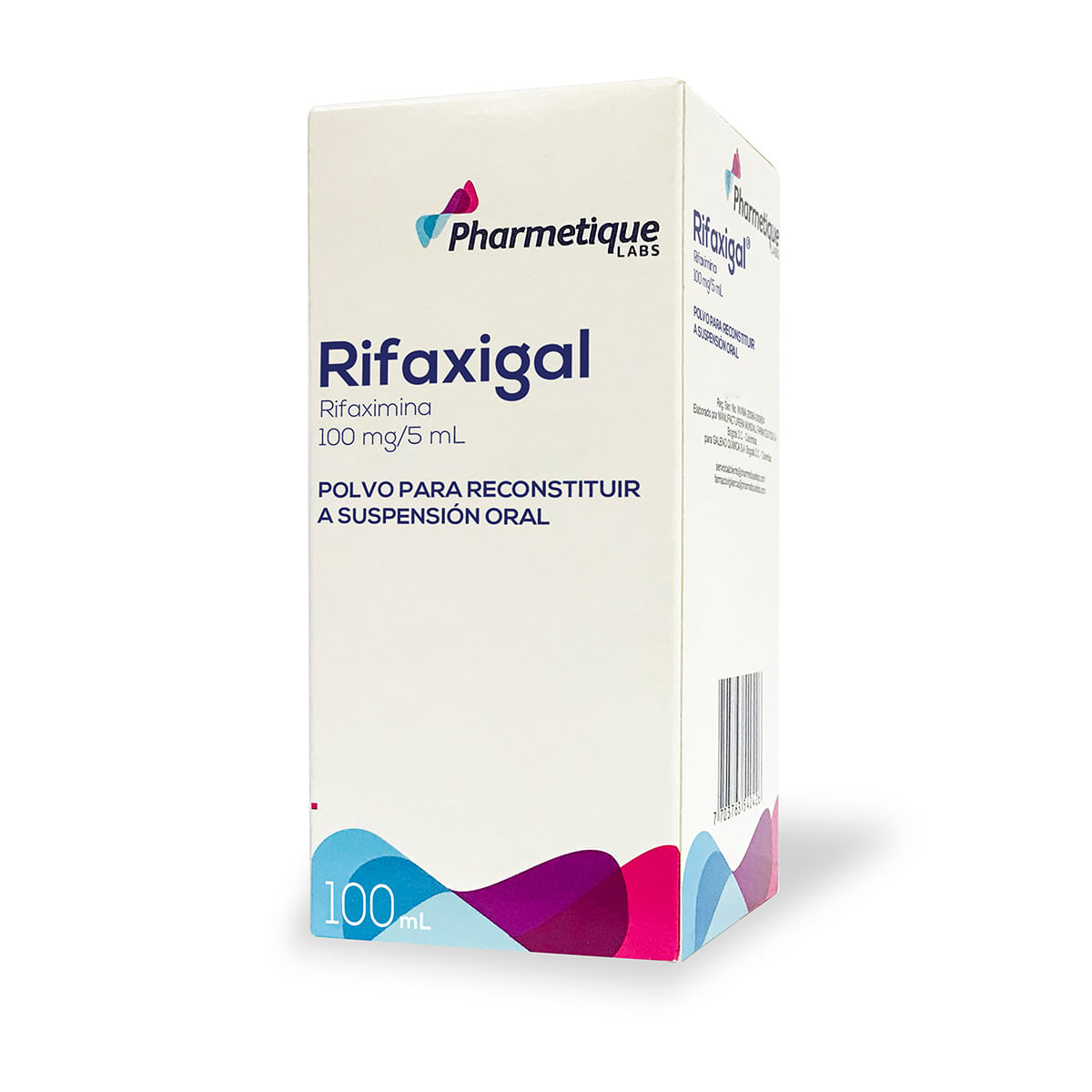Suspensión Oral Rifaxigal 100 Mg/5 mL Pharmetique Polvo Frasco x 100 mL