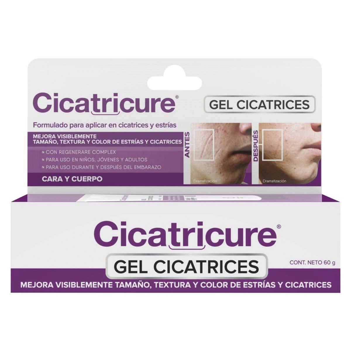 Gel Hidratante Cicatricure Cicatrices y Estrías Caja x 60 g