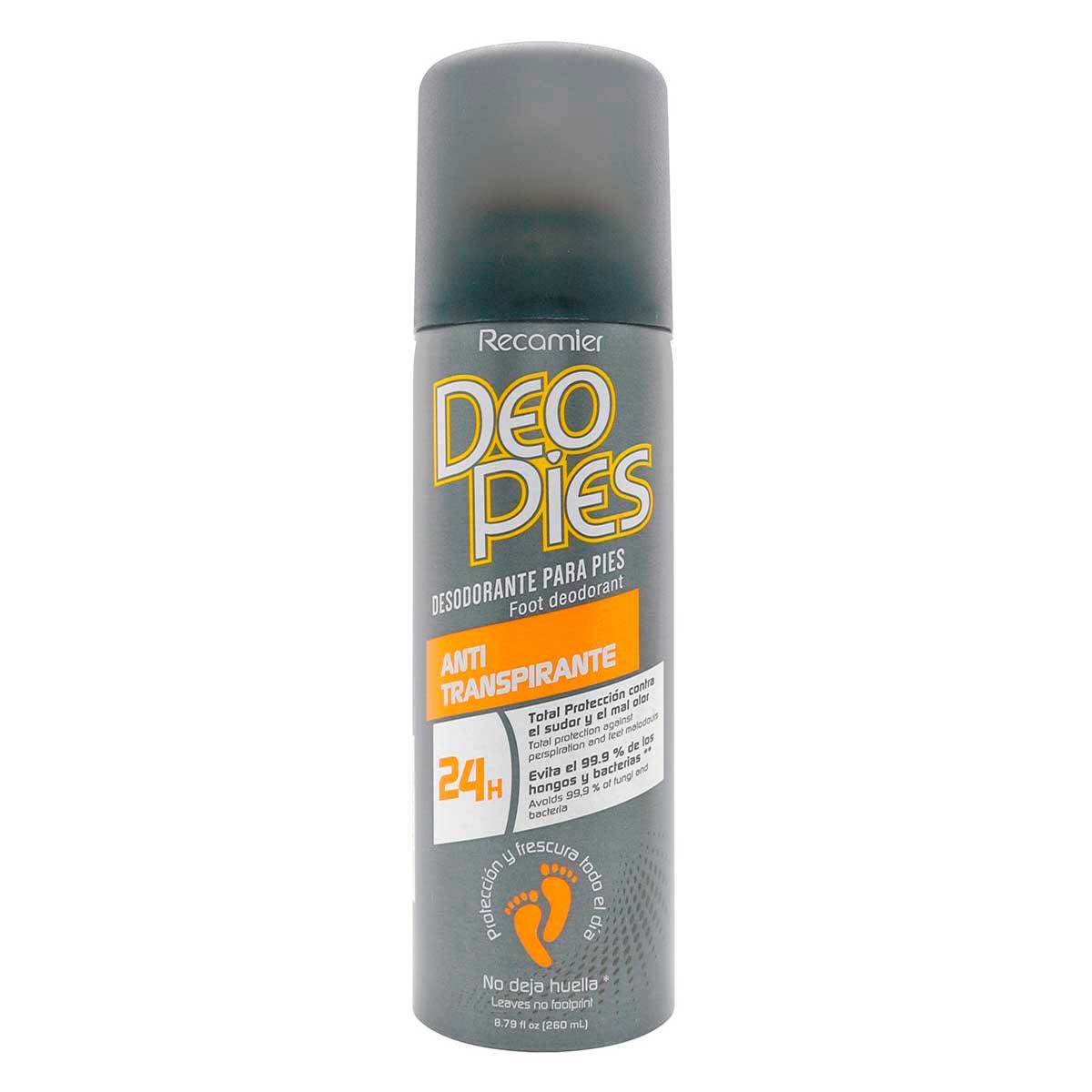 Desodorante Deo Pies Antitranspirante Spray X 260 Ml.