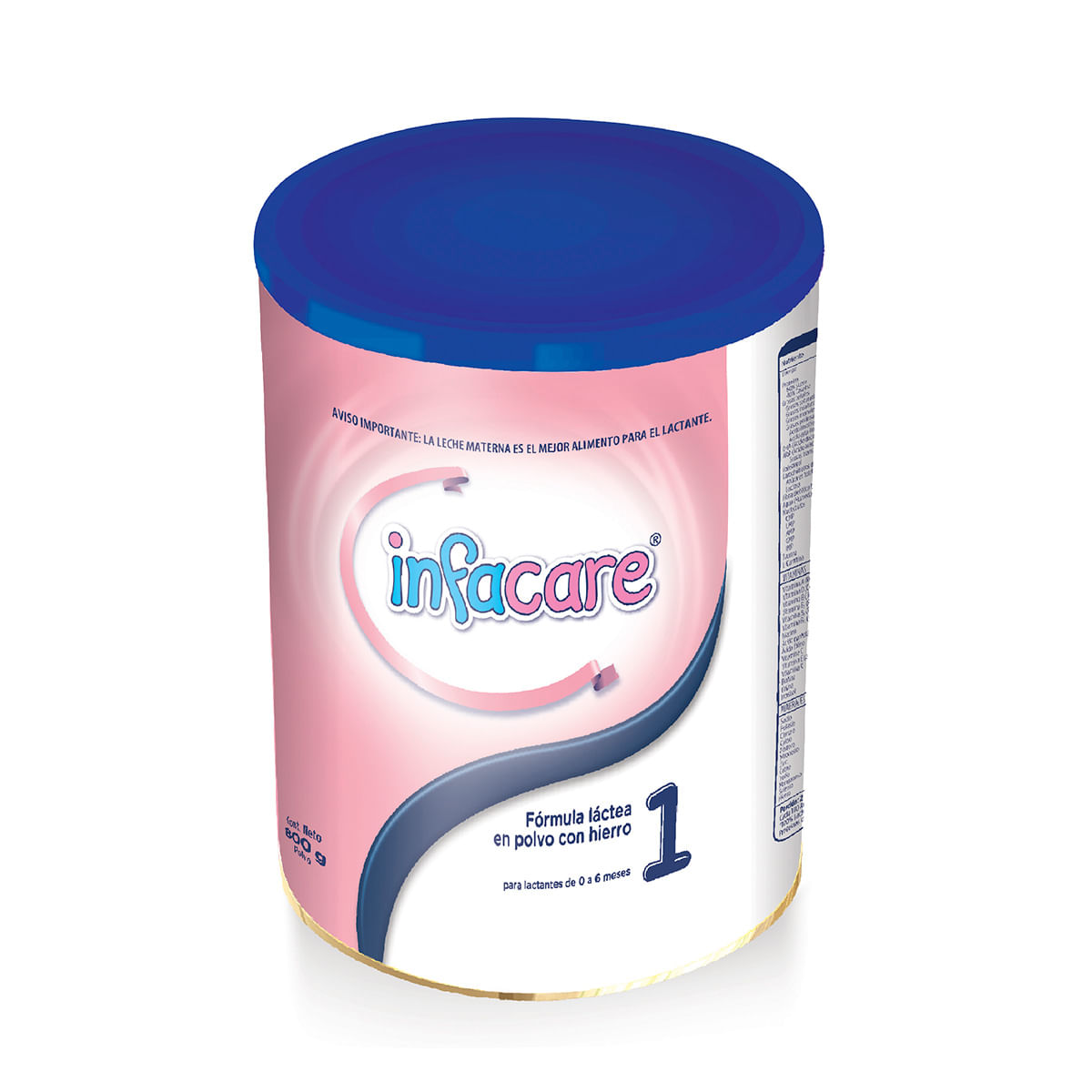 Fórmula Láctea Infacare 1 0-6 Meses Polvo Tarro x 800 g