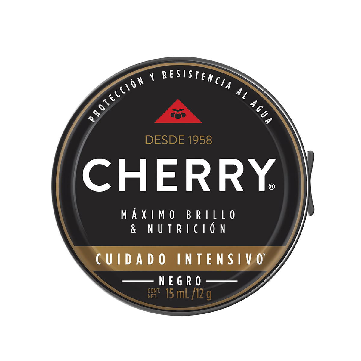 Betún Cherry Cuidado Intensivo Negro Lata x 12 g
