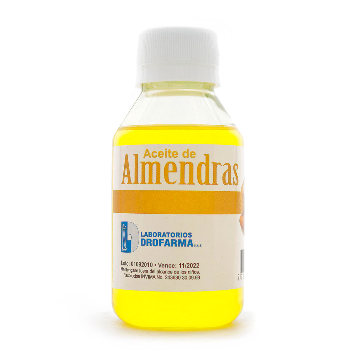 Aceite De Almendras Drofarma Frasco X 120 Ml.