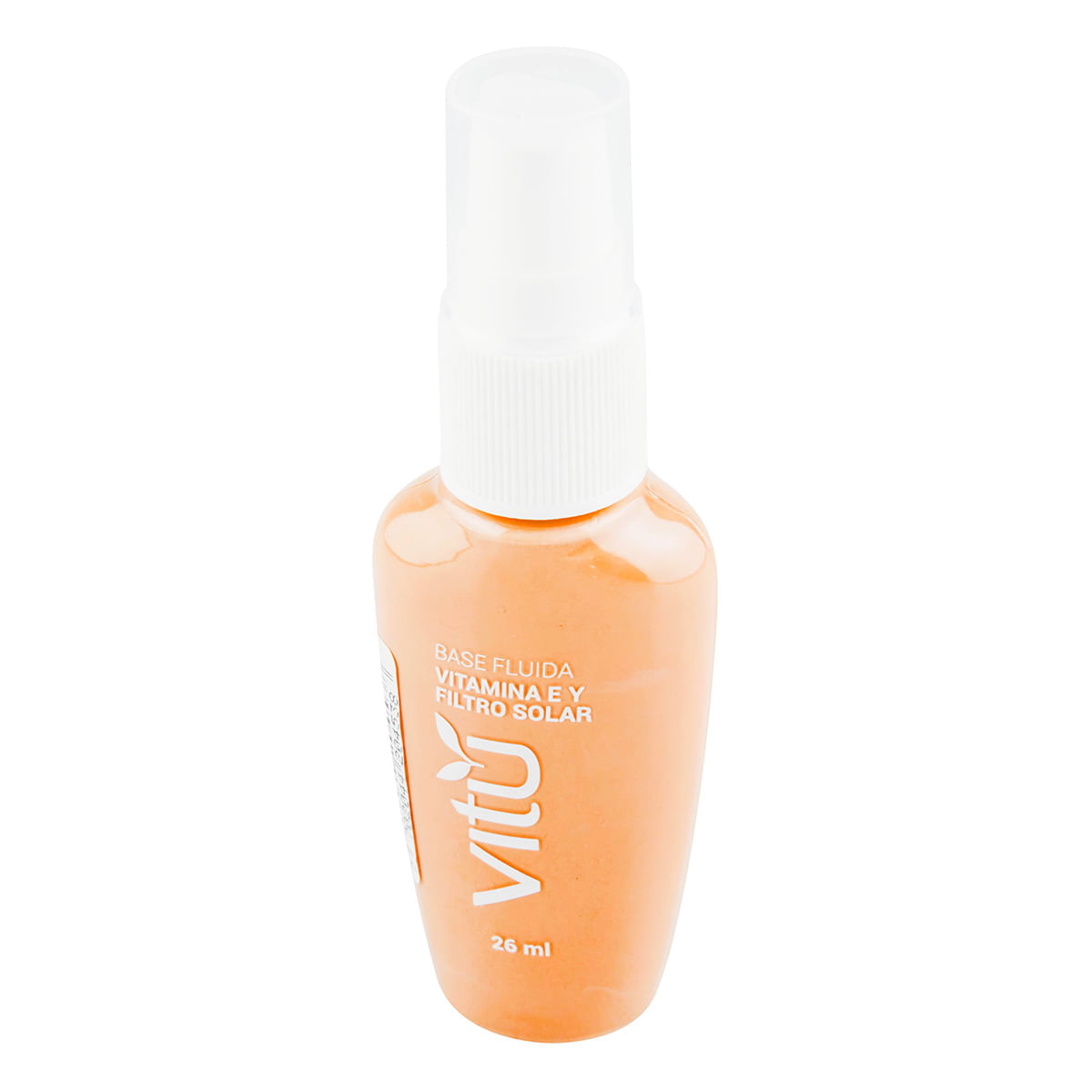 Base Líquida Vitú Vitamina E Castaño Tono 4 Frasco x 26 mL.