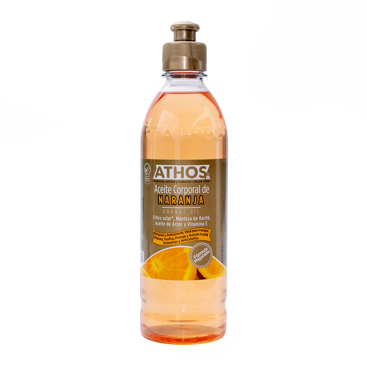 Aceite Corporal De Naranja Athos Frasco X 500 Ml.