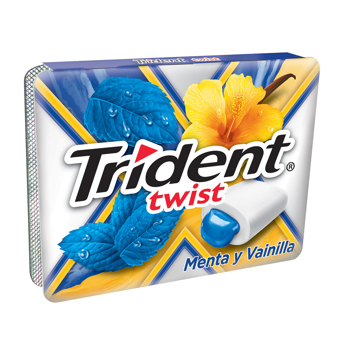Goma de Mascar Trident Twist Menta y Vainilla Caja x 10 Uds