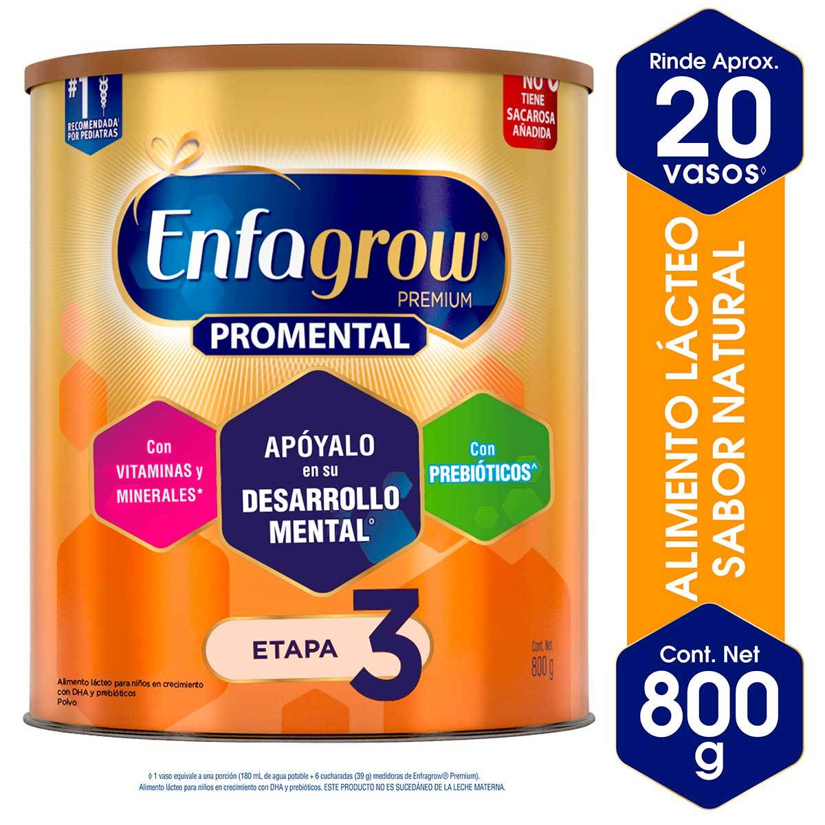 Alimento Lácteo Enfagrow Premium 3 Polvo Tarro x 800 g.