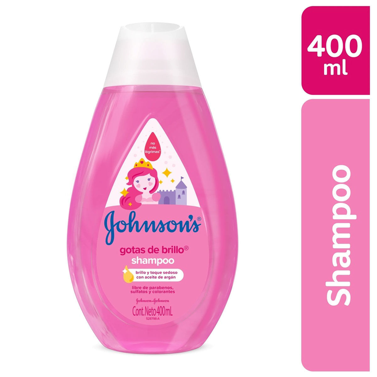 Shampoo Johnsons Baby Gotas de Brillo Frasco x 400 mL