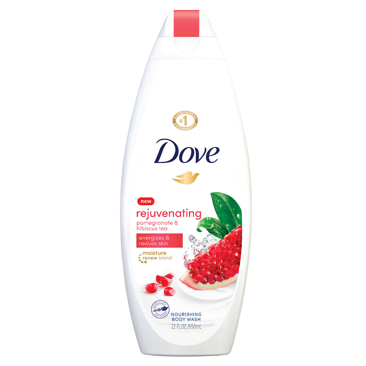 Jabón Líquido Dove Go Fresh Granada Frasco X 650 Ml.