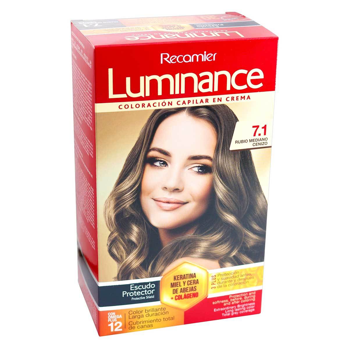 Luminance Kit Tono Rubio Mediano Cenizo 7.1 x 60 g.