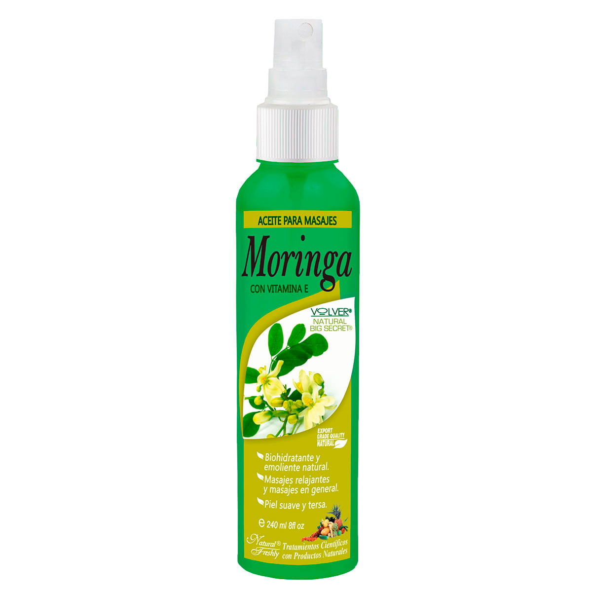 Aceite para Masajes Natural Freshly Moringa Spray x 240 mL