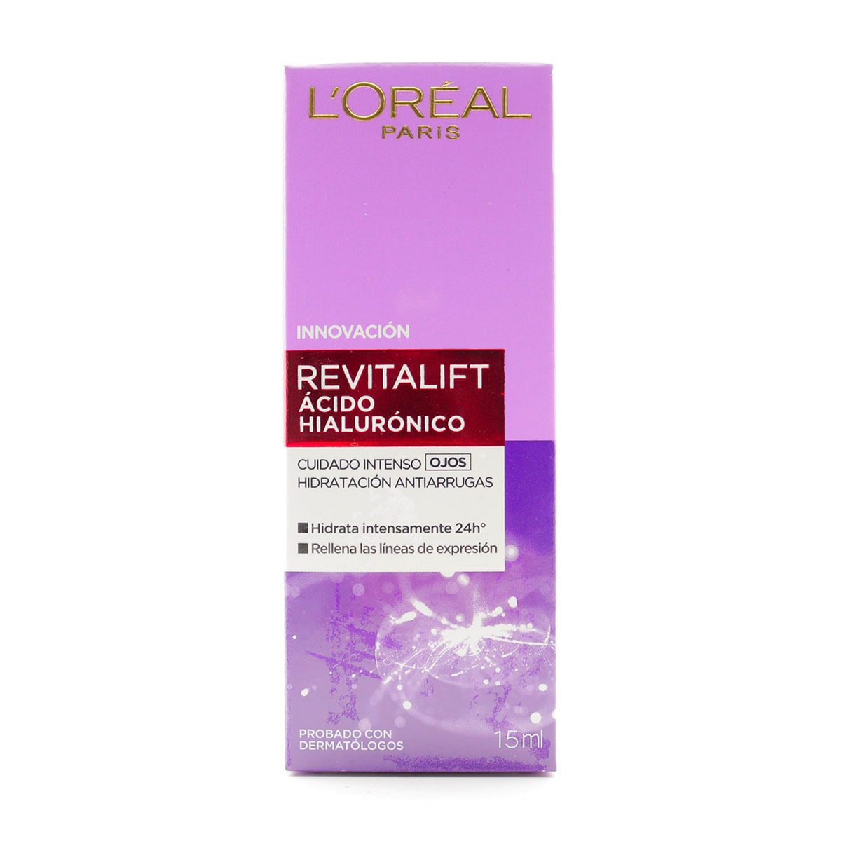 Crema LOréal Paris Revitalift Ácido Hialurónico Ojos Tubo x 15 mL