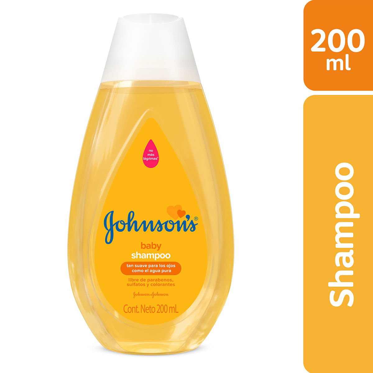 Shampoo Johnsons Baby Original Frasco x 200 mL