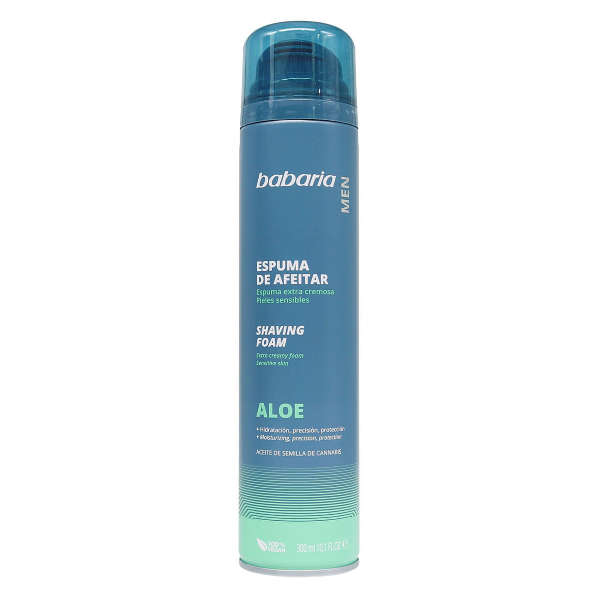 Espuma de Afeitar Babaria Áloe Vera Spray x 300 mL.