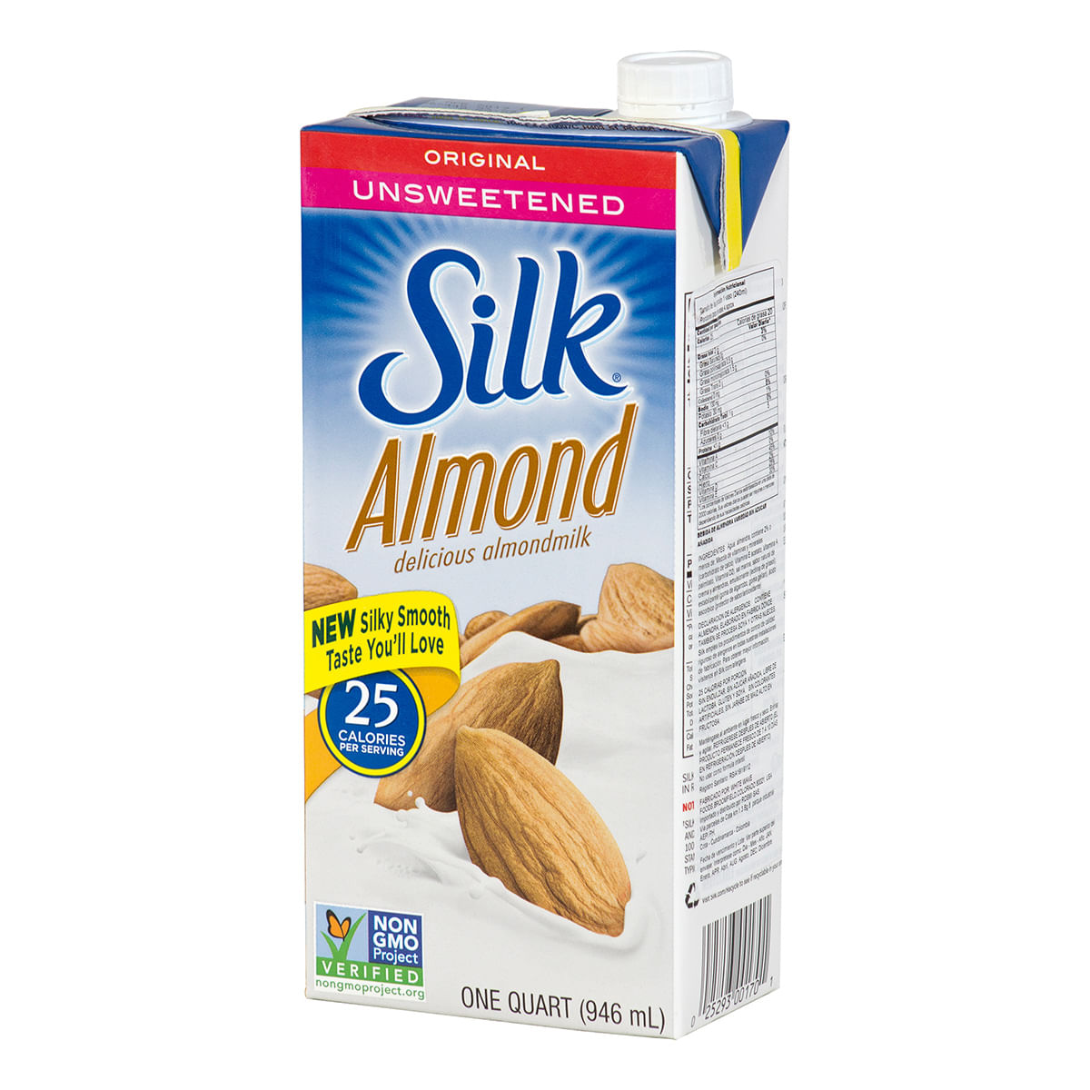 Bebida de Almendra Silk Original Sin Endulzante Caja x 946 mL.