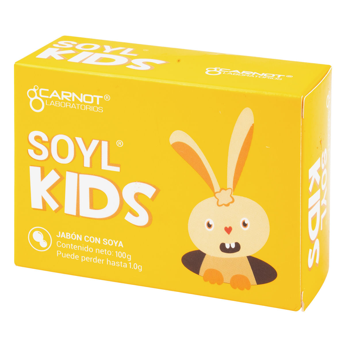 Jabón Carnot Soyl Kids Con Soya Barra X 100 G.