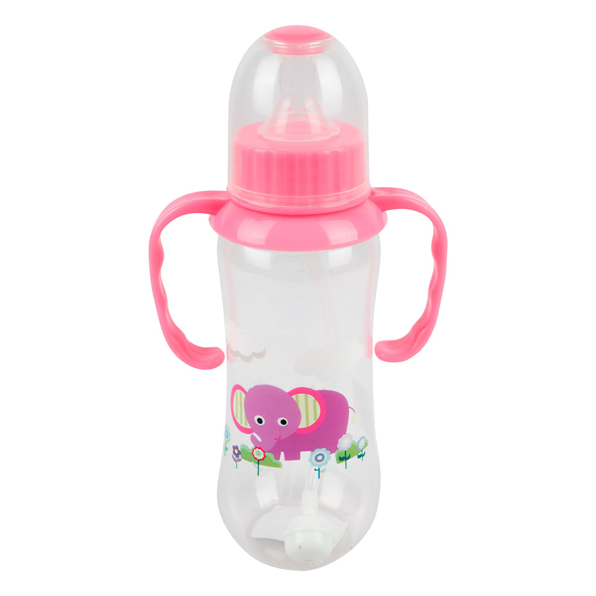 Biberón D Cristal con Manijas Válvula Antirreflujo x 8 Oz.