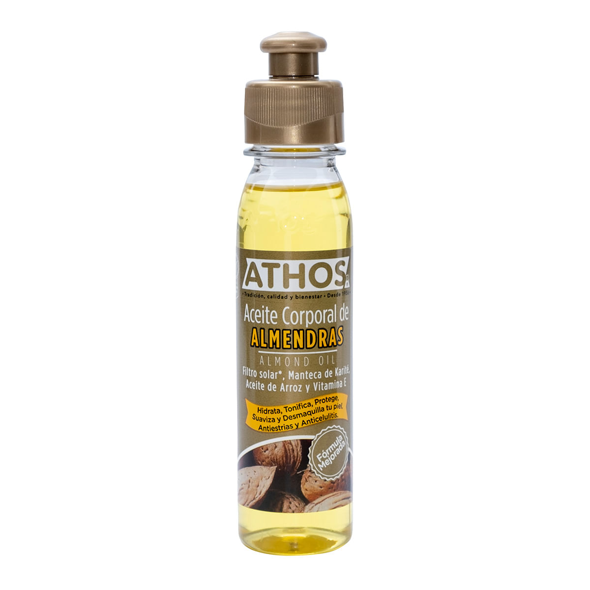 Aceite Corporal De Almendras Athos Frasco X 120 Ml.