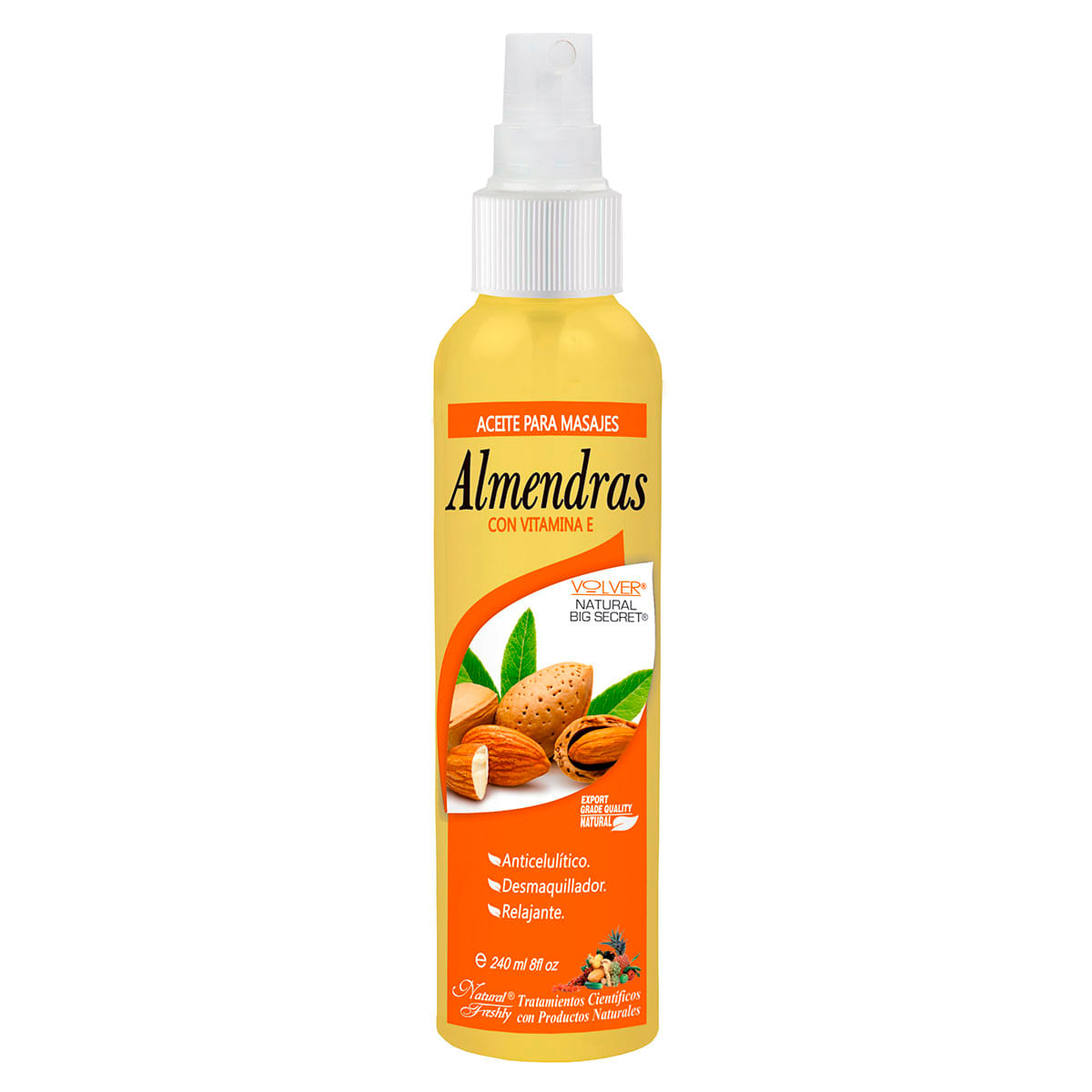 Aceite de Almendras Natural Freshly Spray x 240 mL.