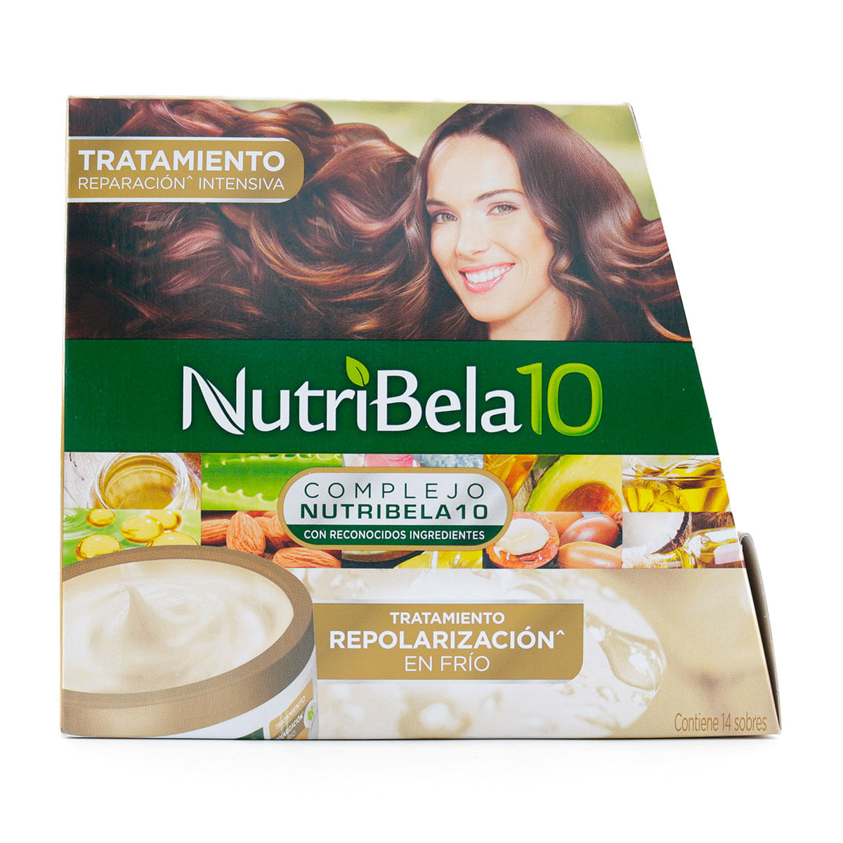 Tratamiento Capilar Nutribela 10 Repolarización En Frío Sobre X 70 Ml Caja X 14 Uds.