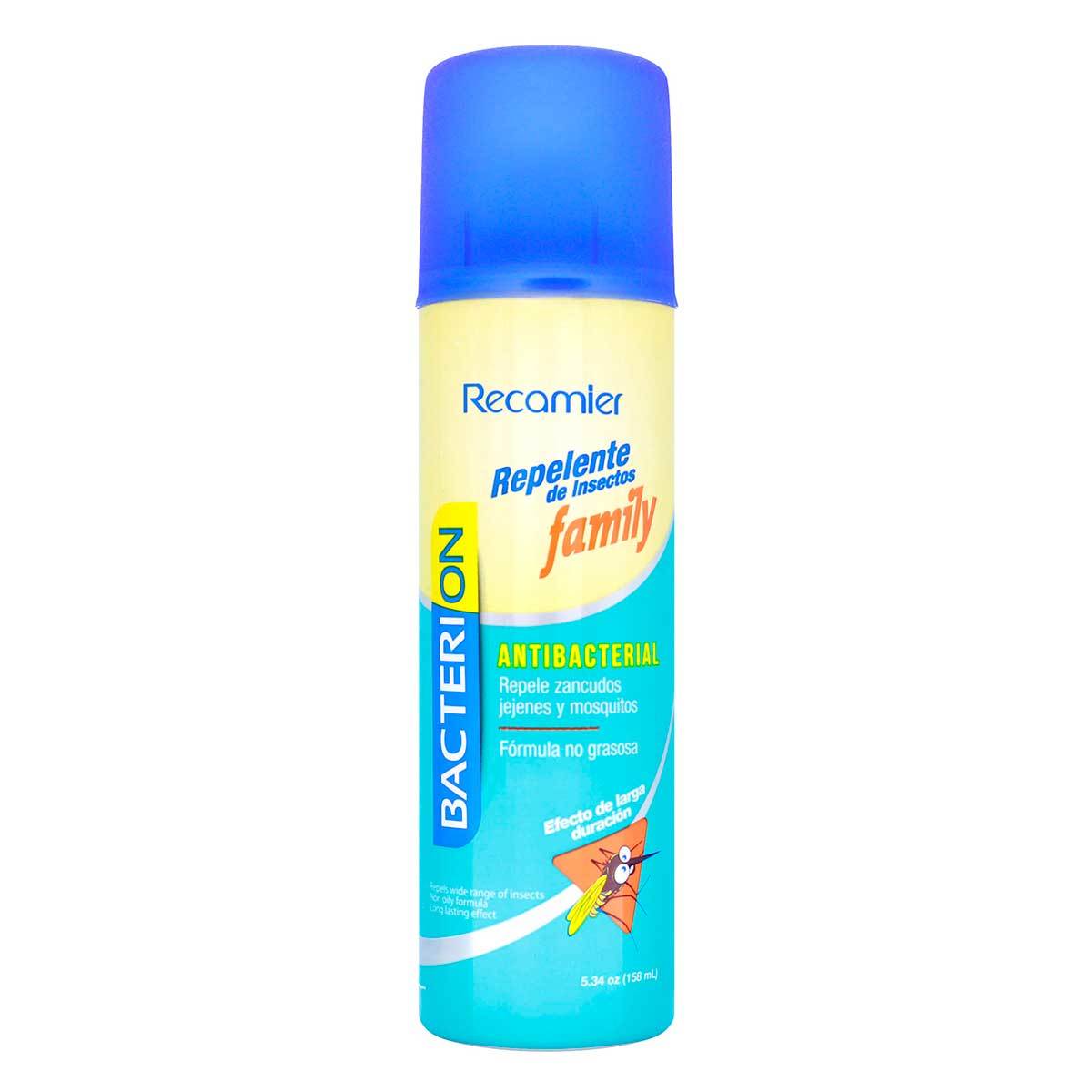 Repelente De Insectos Bacterion Family Spray X 158 Ml.