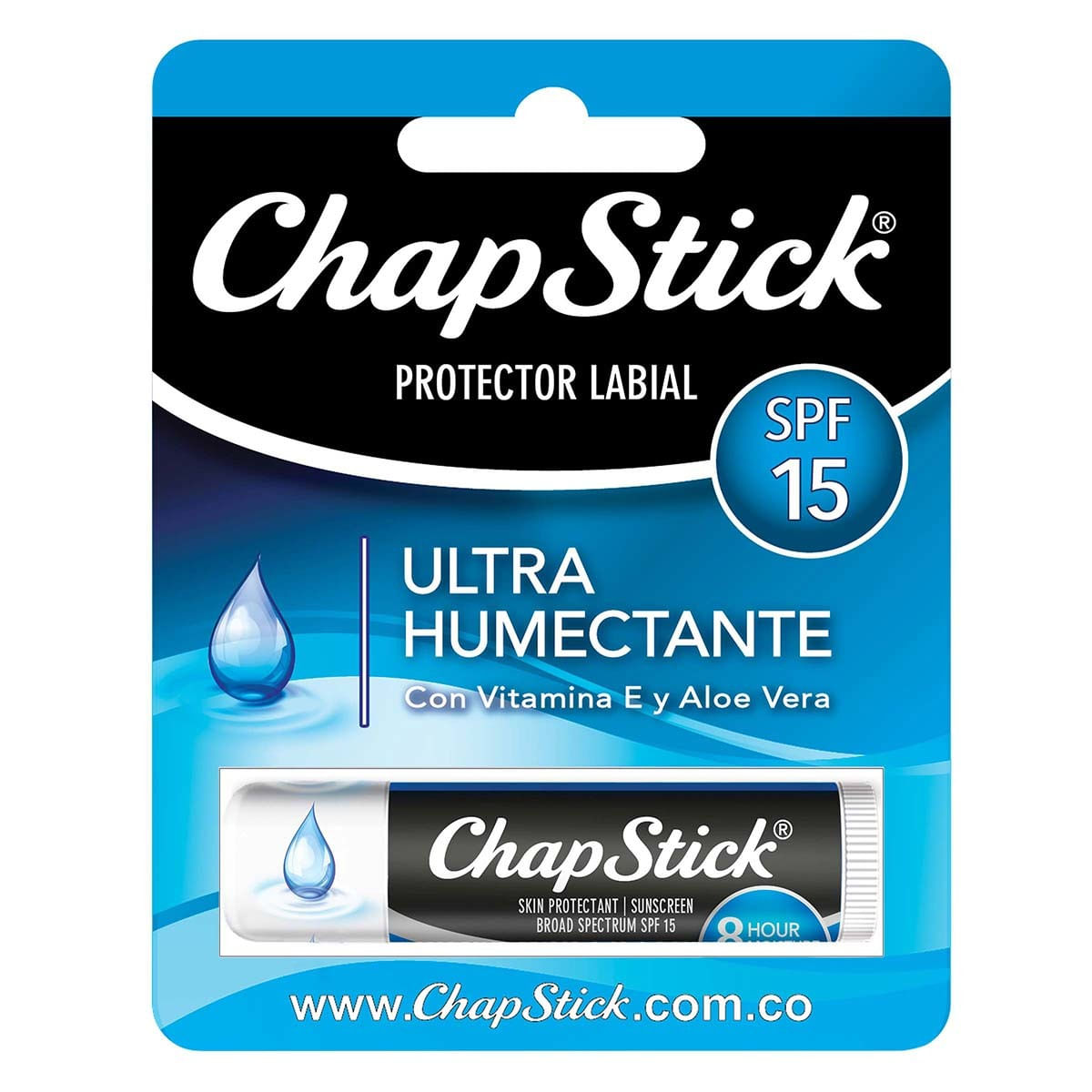 Protector Labial Chap Stick Original Ultra Humectante Spf 12 Blister X 1 Ud.