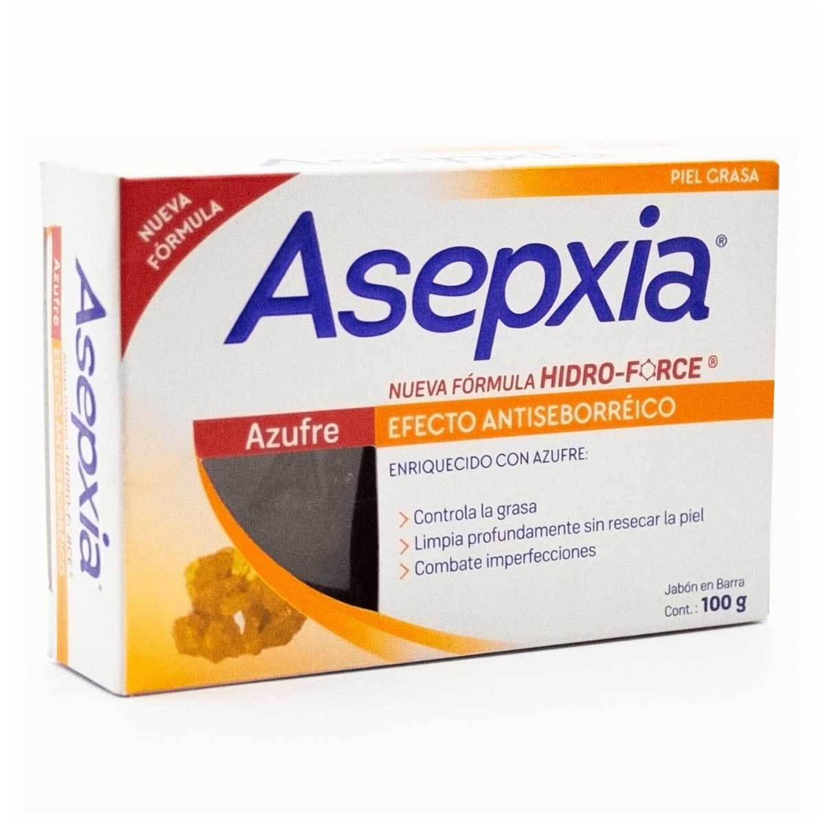 Jabón Asepxia Azufre Barra x 100 g