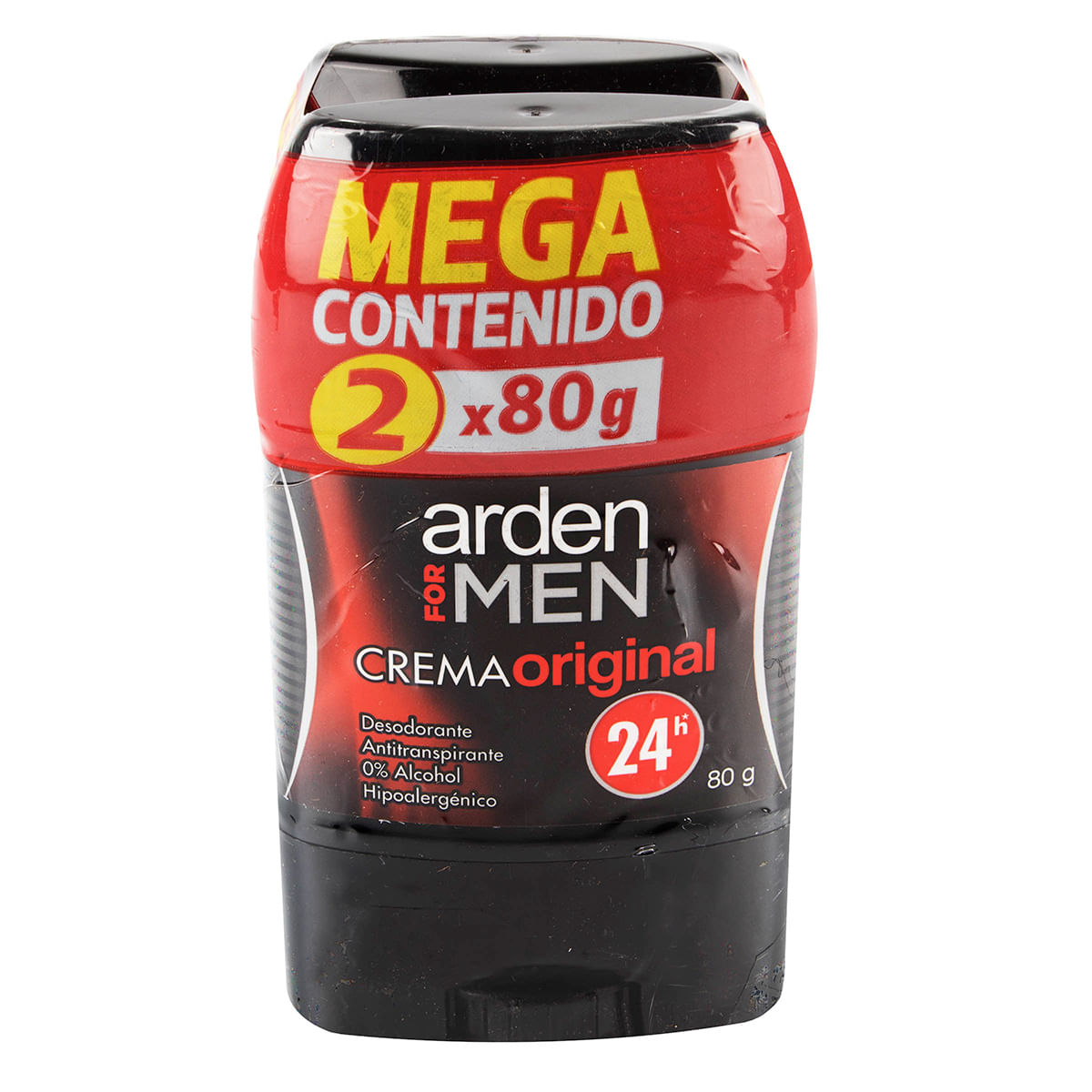 Desodorante Arden For Men Original Crema Barra x 80 g x 2 Uds Mega Contenido.