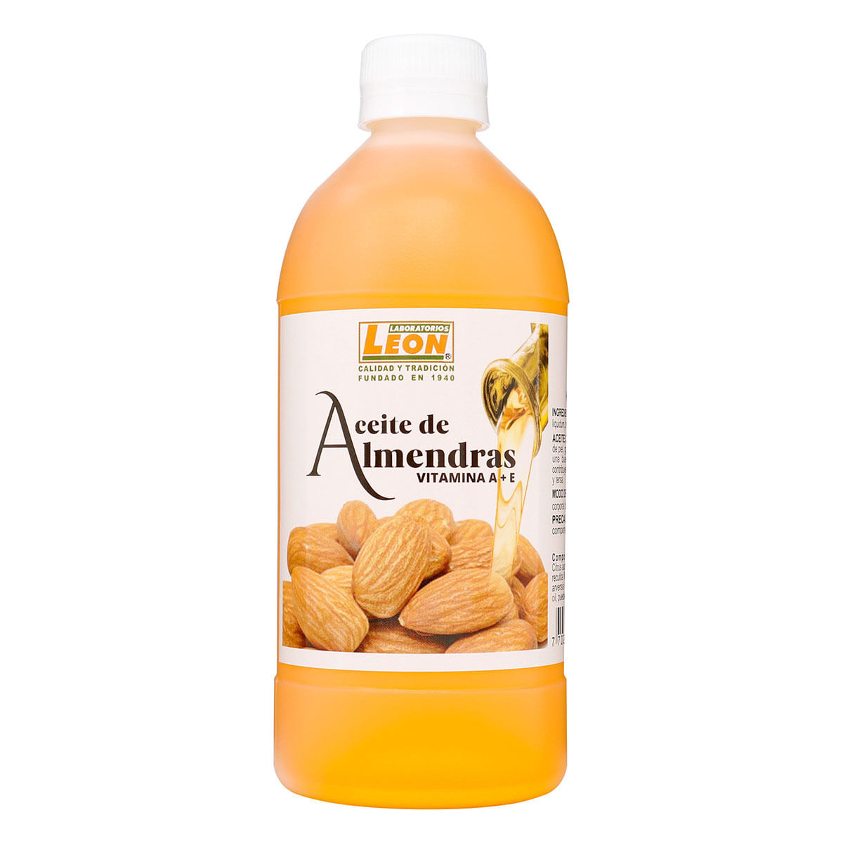 Aceite de Almendras León Frasco x 500 mL.