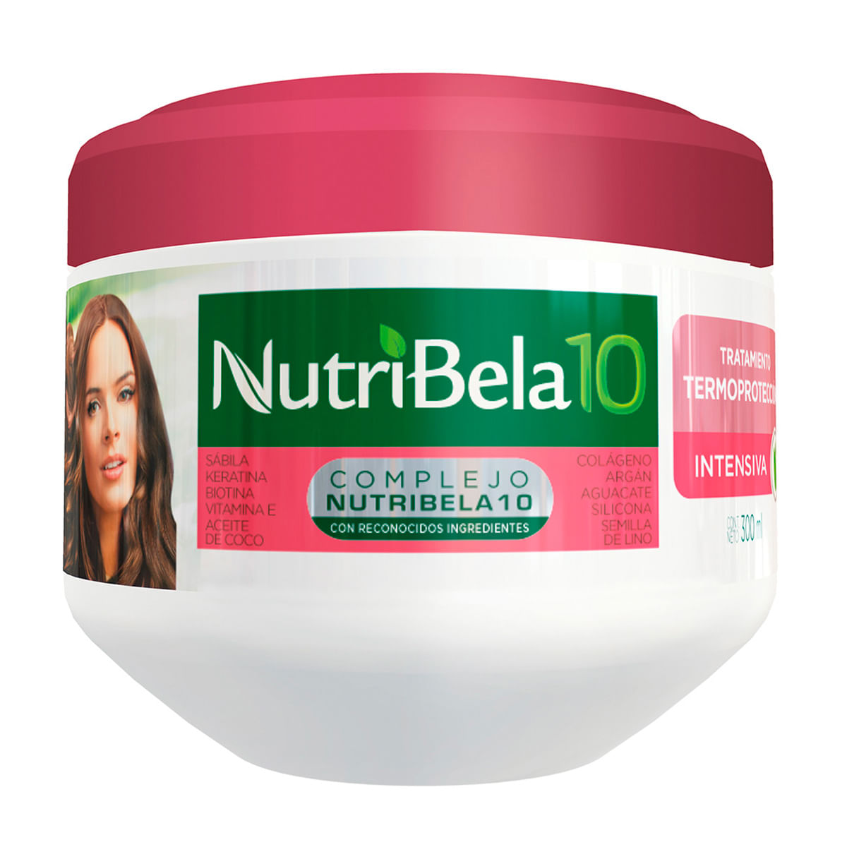 Tratamiento Capilar Nutribela 10 Termoprotección Intensiva Frasco X 300 Ml.