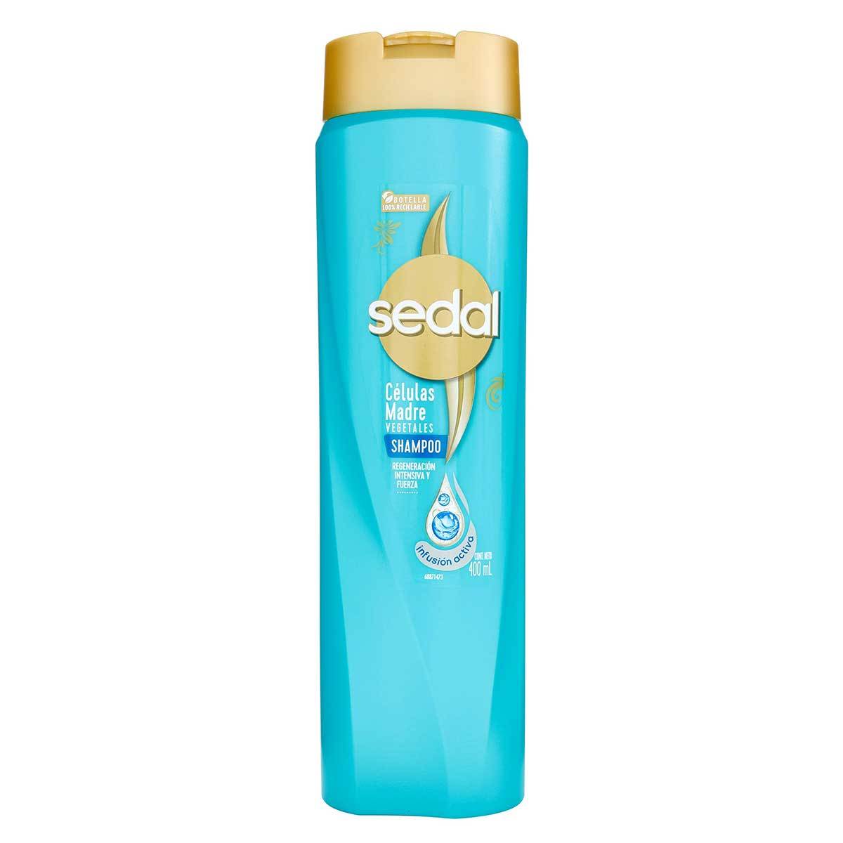 Shampoo Sedal Células Madre Vegetales Frasco x 400 mL.