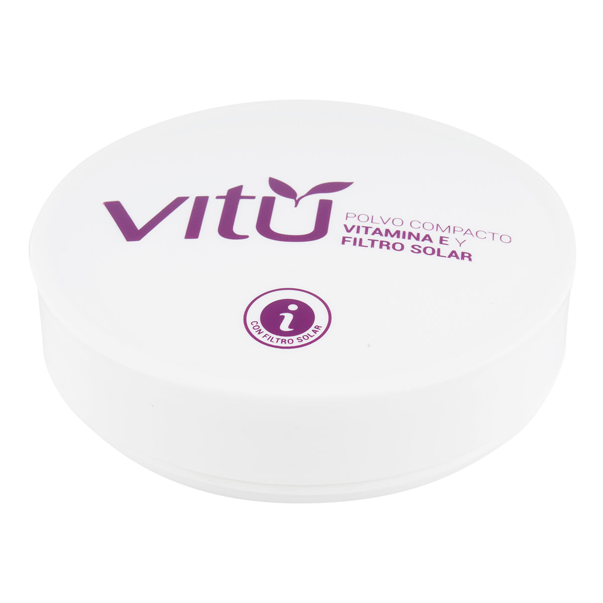 Polvo Compacto Vitú Vitamina E Castaño Tono 4 Frasco x 1 Ud.