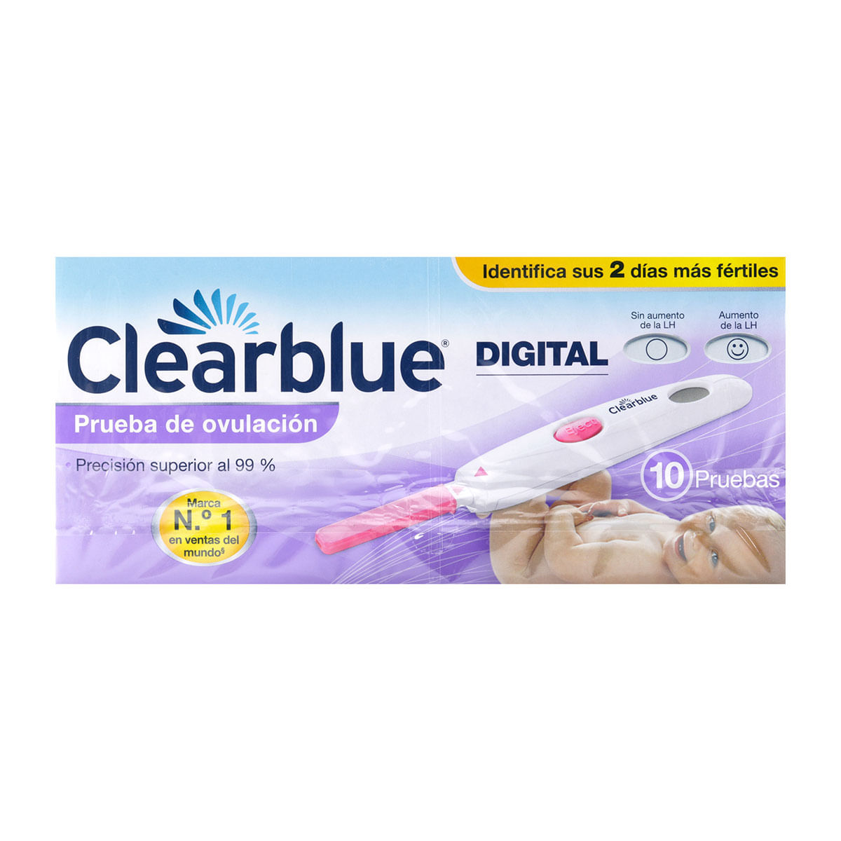 Prueba De Ovulación Clearblue Digital Caja X 10 Uds.