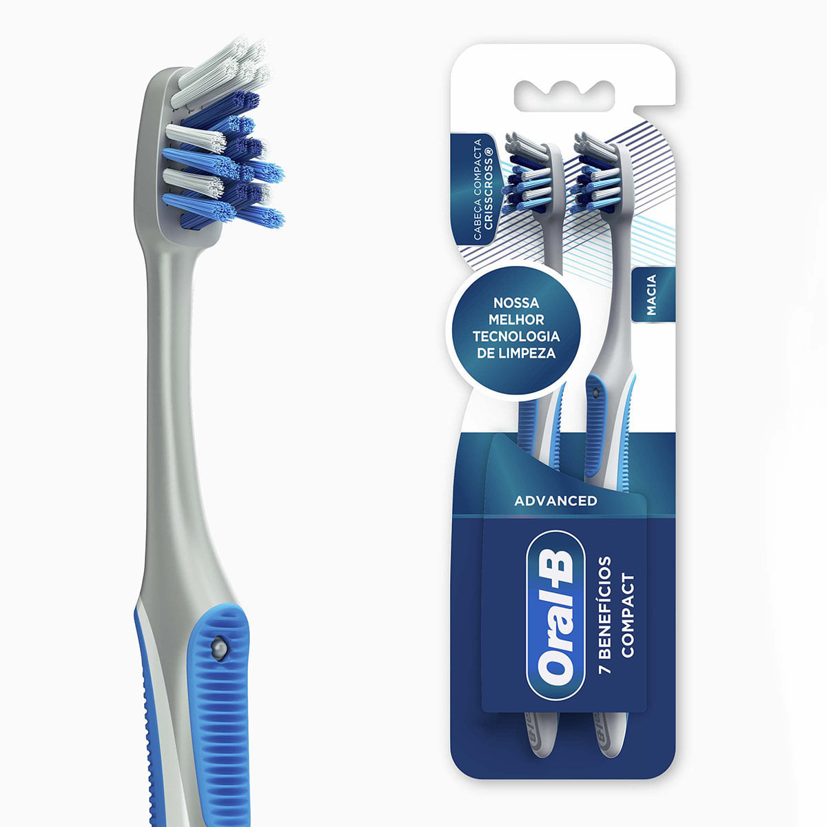 Cepillo Dental Oral-B Advanced Cabeza Compacta CrissCross Blister x 2 Uds.