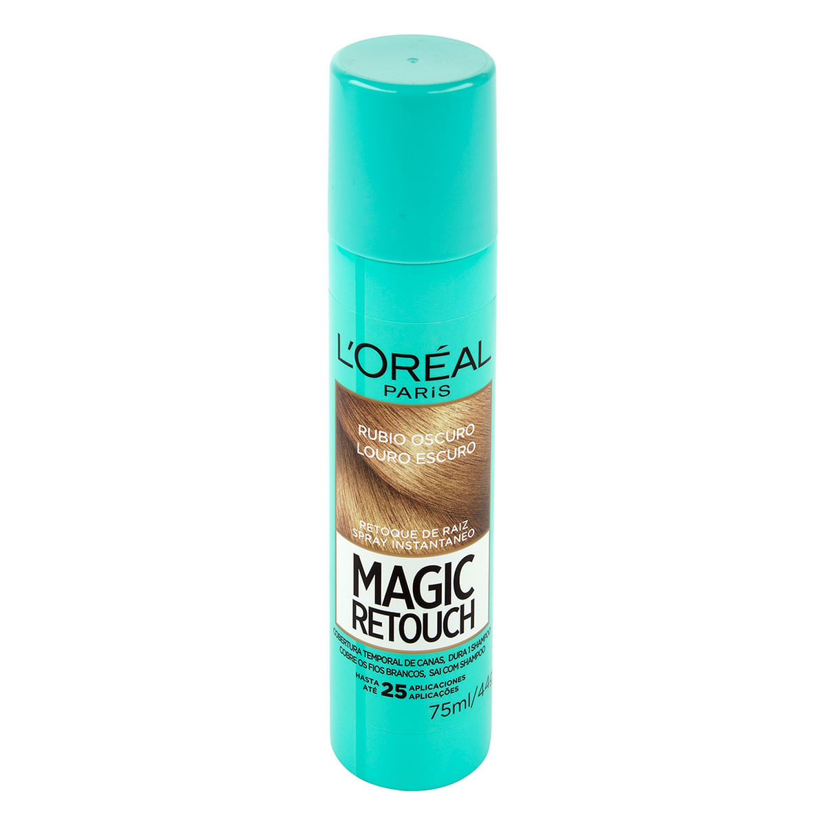 Cobertura Temporal LOréal Paris Canas Magic Retouch Rubio Oscuro Spray x 75 mL