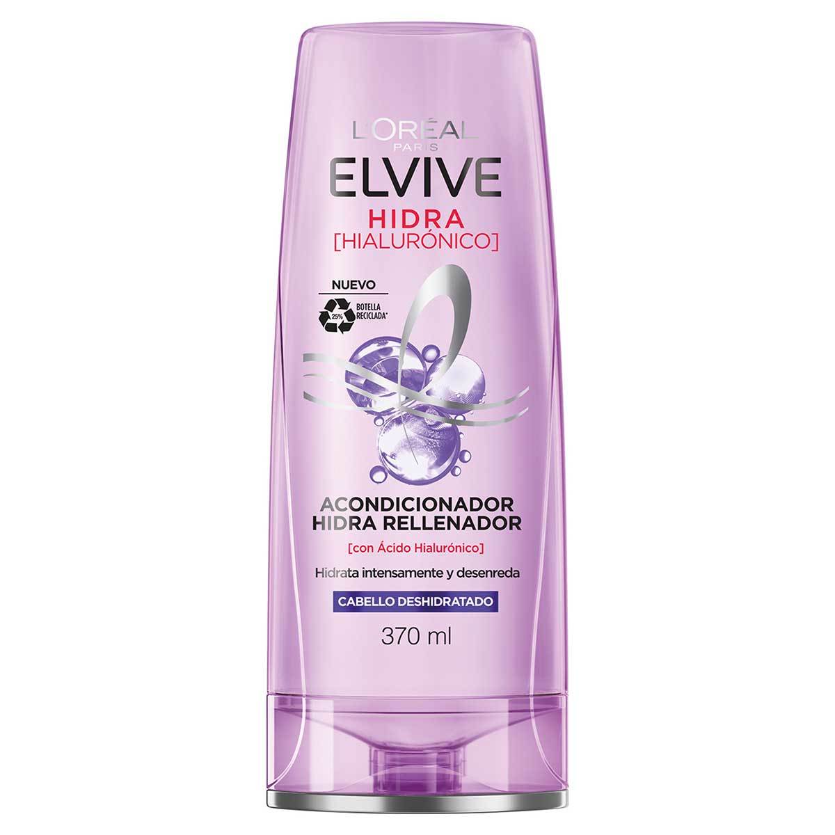 Acondicionador Elvive Hidra Hialurónico LOréal Paris Cabello Deshidratado Frasco x 370 mL