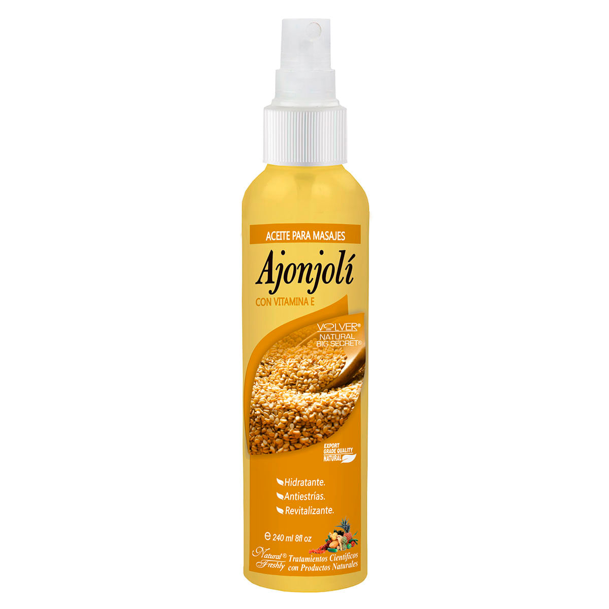 Aceite De Ajonjolí Natural Freshly Spray X 240 Ml.