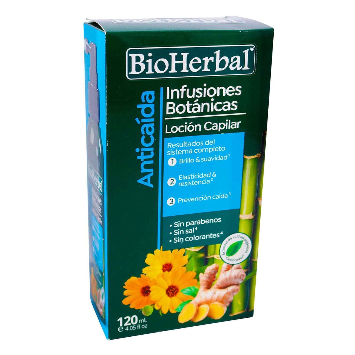 Loción Capilar Bioherbal Anticaída Spray x 120 mL.