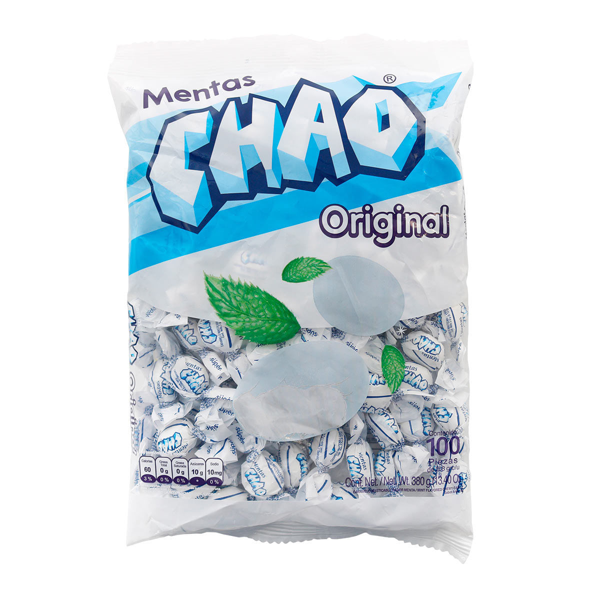 Mentas Súper Chao Paquete X 100 Uds.