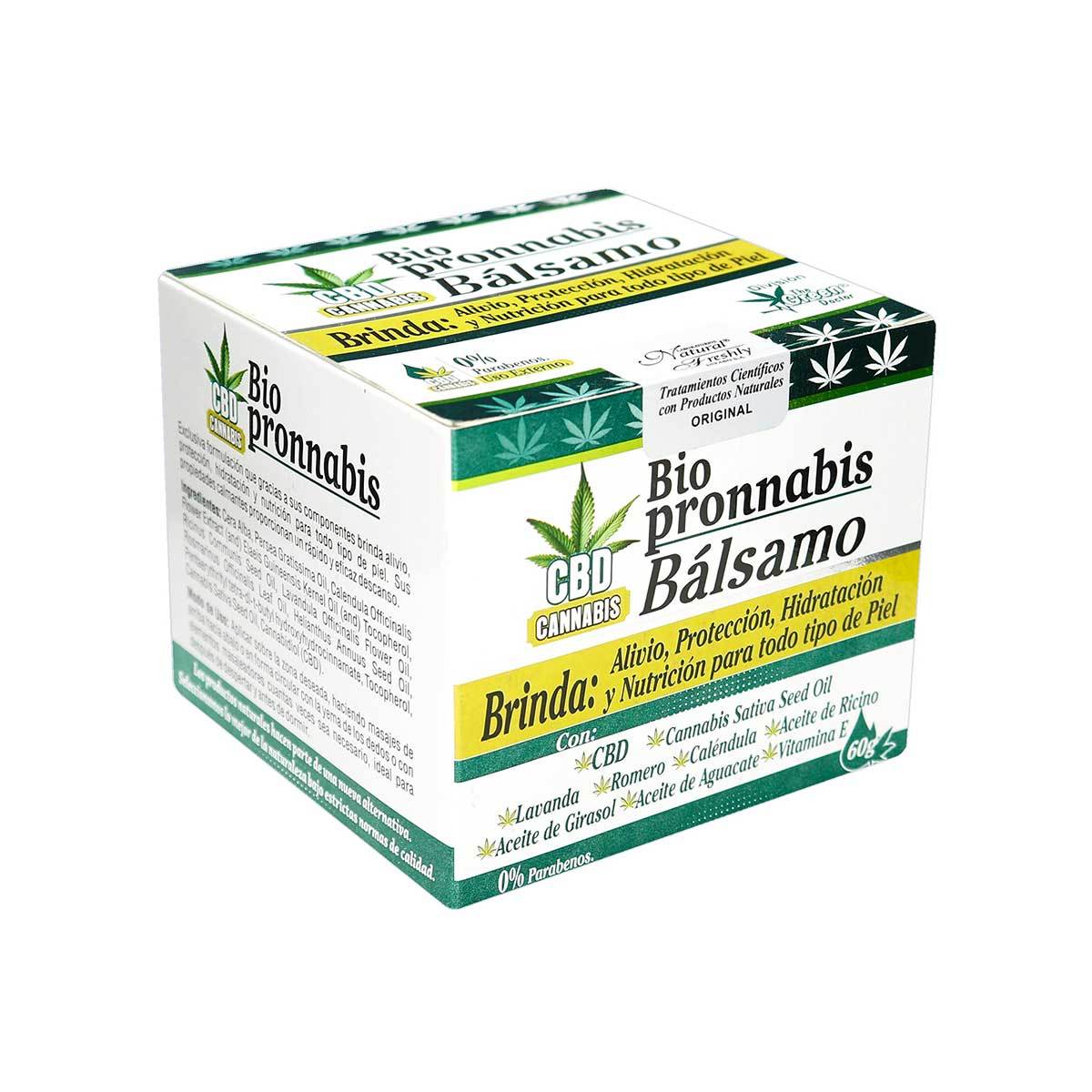 Bálsamo Bio Pronnabis Natural Freshly Tubo X 60 G.