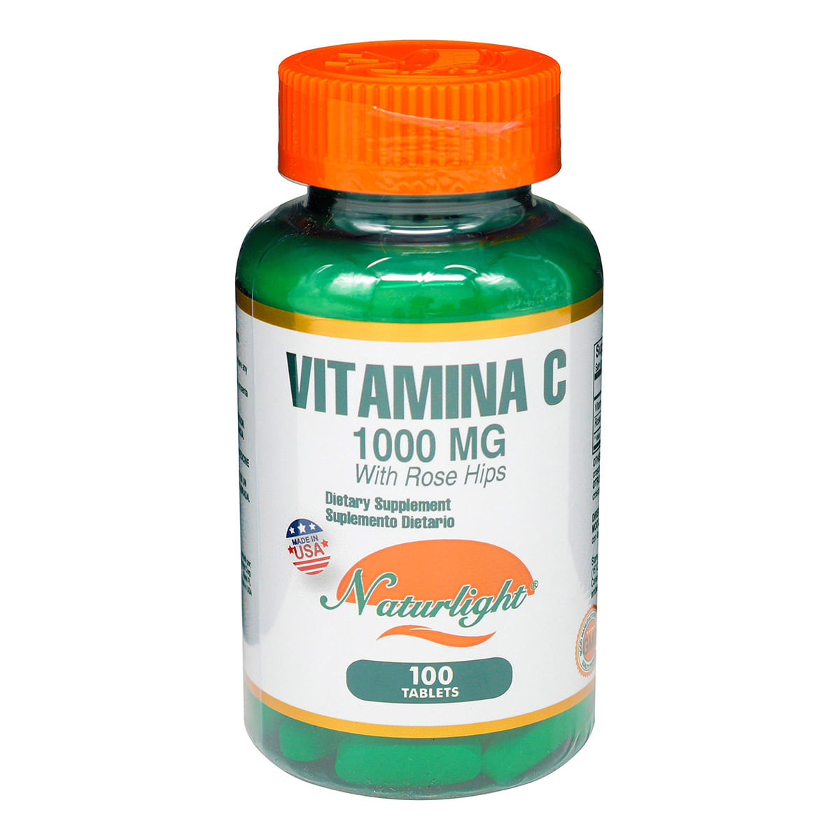 Vitamina C Naturlight Frasco x 100 Tabletas