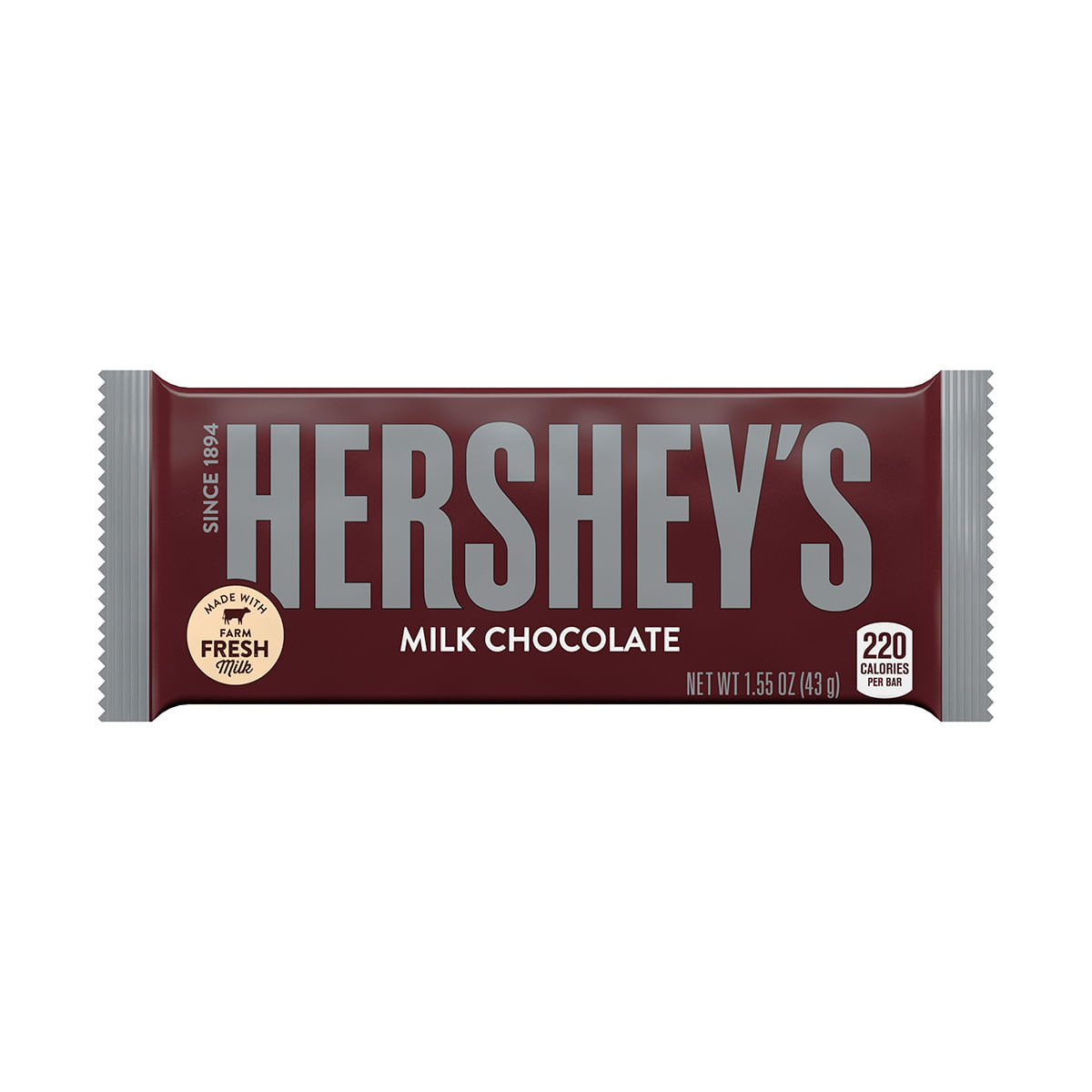 Chocolatina Hersheys Milk Caja x 516 g x 12 Uds