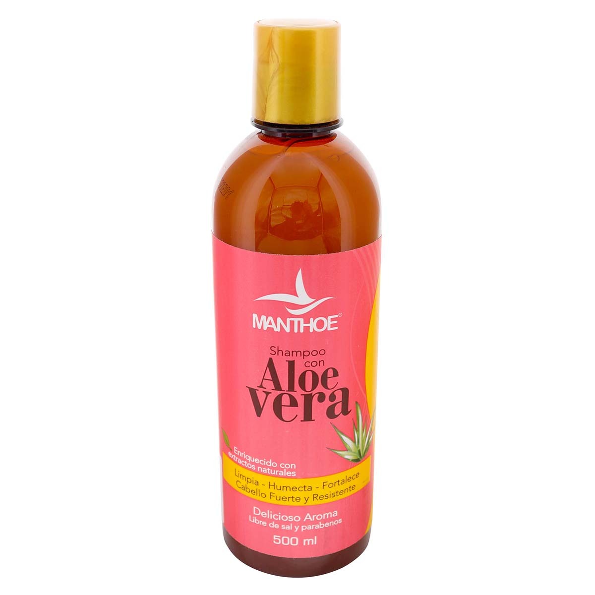 Shampoo Manthoe Con Aloe Vera Frasco X 500 Ml.