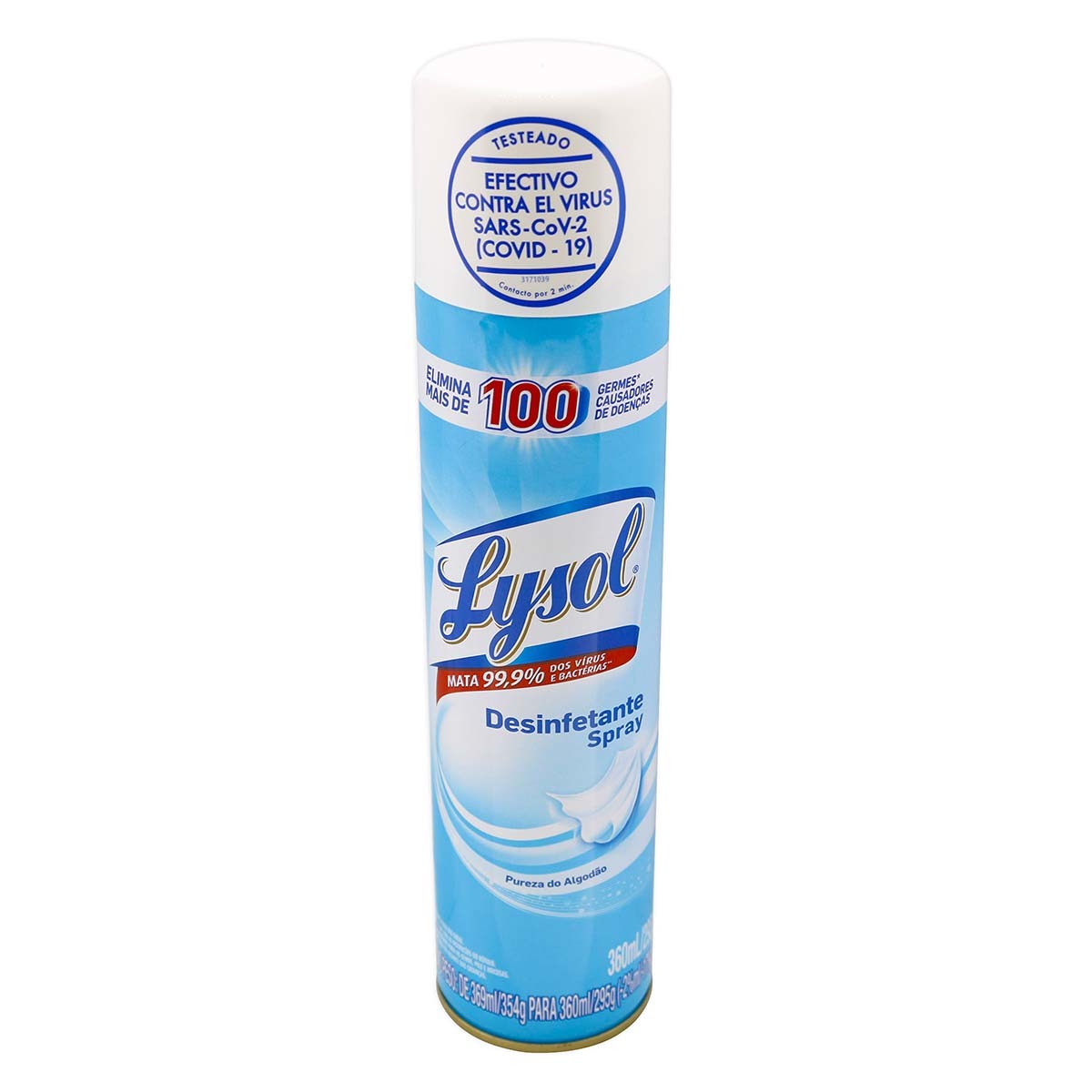 Desinfectante Lysol Pureza de Algodón Spray x 360 mL.