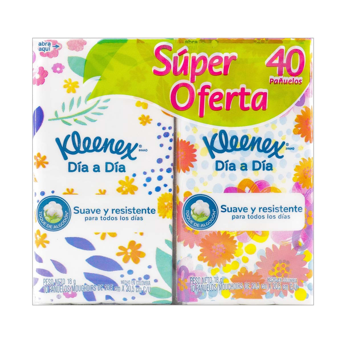 Pañuelos Kleenex Original 4 Paquetes x 10 Uds Súper Oferta.