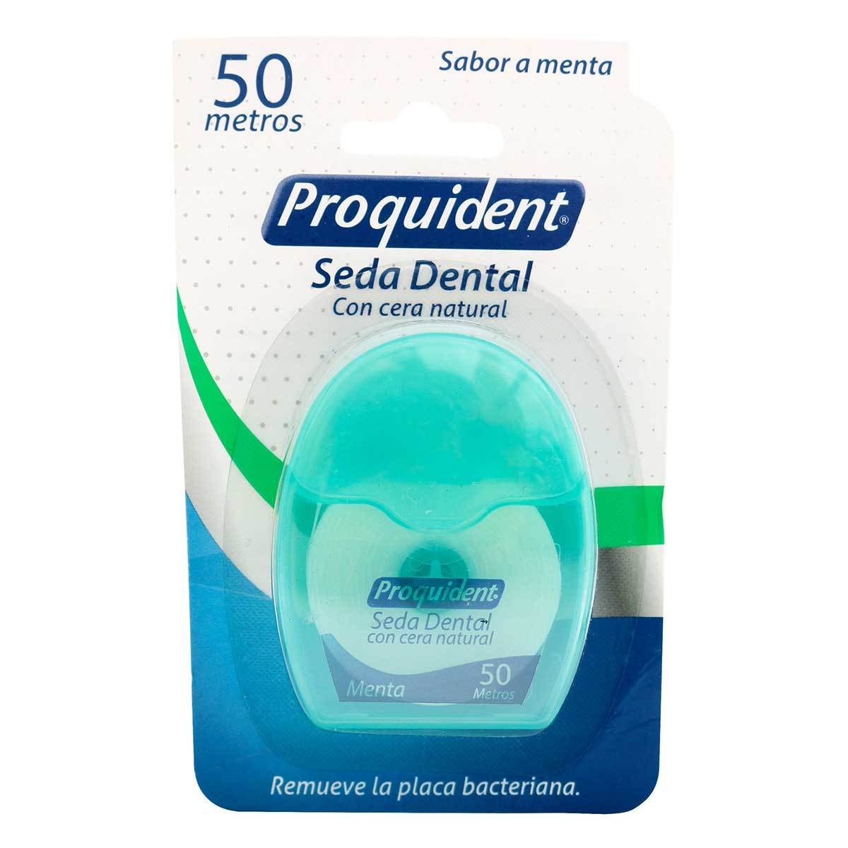 Seda Dental Proquident con Cera Natural Menta Blister x 50 m.
