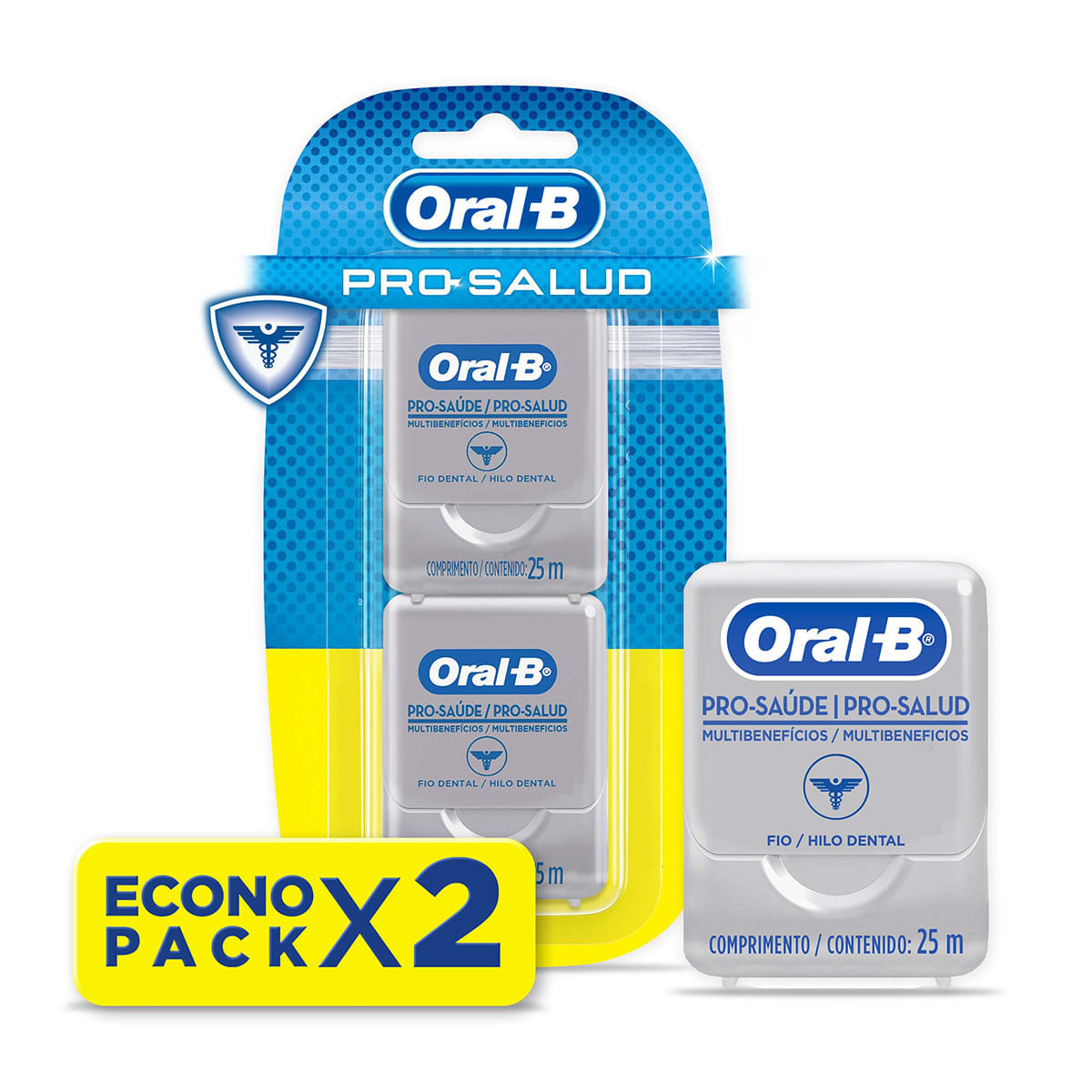 Hilo Dental Oral-B Pro-Salud x 25 m Blister x 2 Uds.
