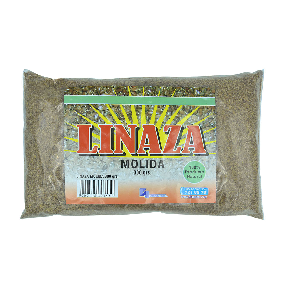 Linaza Molida Disanfer Paquete X 300 G.