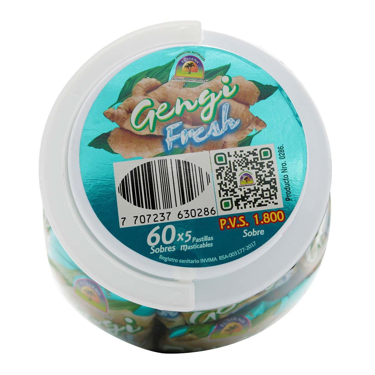 Genji Fresh El Mana Bombonera X 60 Sobres.