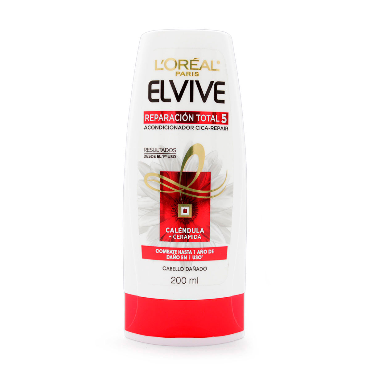 Acondicionador LOréal Paris Elvive Reparación Total 5 Cabello Dañado Frasco x 200 mL